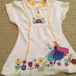 Frozen terrycloth coverup